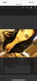Reviews about escort with phone number 7169920712