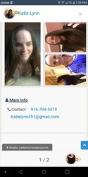 Reviews about escort with phone number 9167945418