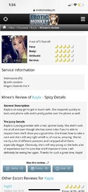 Reviews about escort with phone number 9513928053